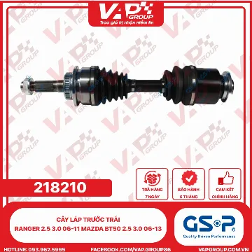 GSP Cây Láp Trước Trái Ranger 2.5 3.0 06-11 Mazda BT50 2.5 3.0 06-13