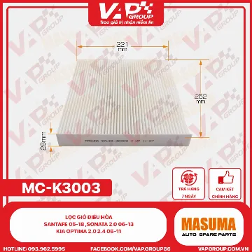 Lọc Gió Điều Hòa Santafe 05-18 ,Sonata 2.0 06-13 ,Kia Optima 2.0 2.4 06-11