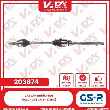 GSP Cây Láp Trước Phải MAZDA Cx5 2.0 11-17 (Mt)