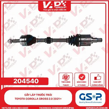 GSP Cây Láp Trước Trái Toyota Corolla Cross 2.0 2021+