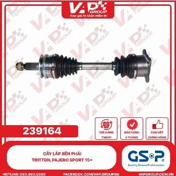 GSP Cây Láp Bên Phải TRITTON, PAJERO SPORT 15+