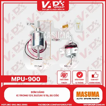 Bơm XĂNG IC TRONG 12V, Suzuki 5 Tạ, Su Cóc