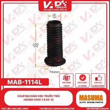 Chụp bụi giảm xóc trước TRÁI HONDA Civic 1.8 05-12 ( MAB-1113R BÊN PHẢI )