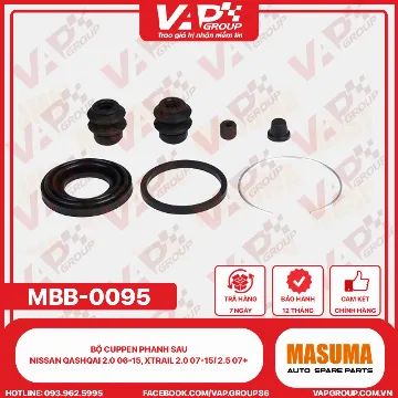 Bộ Cuppen Phanh Sau Nissan Qashqai 2.0 06-15, Xtrail 2.0 07-15/ 2.5 07+