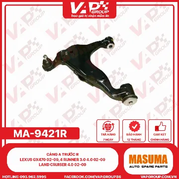 Càng A Trước R LEXUS Gx470 02-09, 4 Runner 3.0 4.0 02-09, Land Cruiser 4.0 02-09.