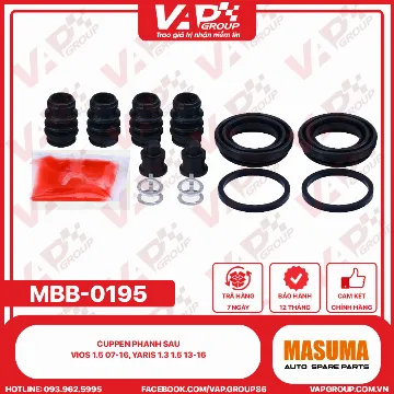 CUPPEN PHANH SAU VIOS 1.5 07-16, YARIS 1.3 1.5 13-16 ( MẪU )