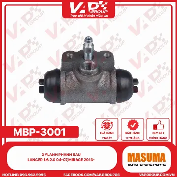 Xylanh phanh sau LANCER 1.6 2.0 04-07,mirage 2013-
