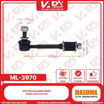 Rotuyn Cân Bằng Trước Hiace 2.5/2.7/3.0 05+