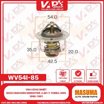 VAN HẰNG NHIỆT ISUZU BIGHORN UBS55FWR. 4JB1-T. TURBO. 4WD 1990-1991