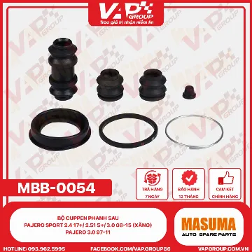 Bộ Cuppen Phanh Sau Pajero Sport 2.4 17+/ 2.51 5+/ 3.0 08-15 (xăng), Pajero 3.0 97-11