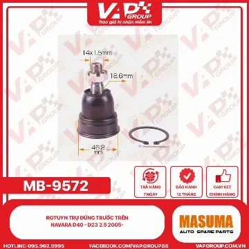 Rotuyn Trụ Đứng Trước Trên Navara D40 - D23 2.5 2005-
