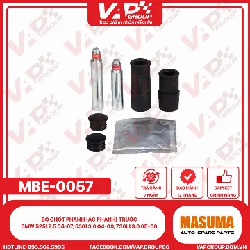Bộ Chốt Phanh (Ắc Phanh) Trước Bmw 525i 2.5 04-07, 530i 3.0 04-09, 730li 3.0 05-08