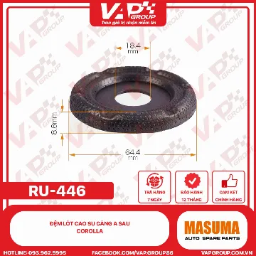 Đệm Lót Cao Su Càng A Sau Corolla