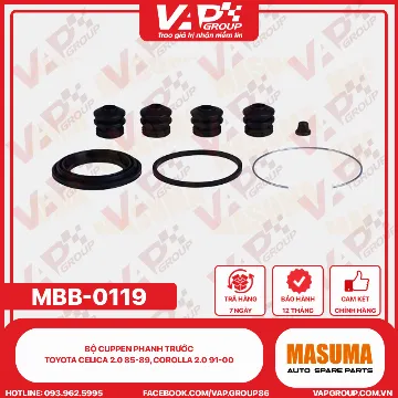 Bộ Cuppen Phanh Trước Toyota Celica 2.0 85-89, Corolla 2.0 91-00