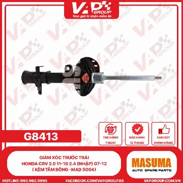 Giảm xóc trước trái Honda CRV 2.0 11-19 2.4 (nhập) 07-12 ( KÈM TĂM BÔNG -MAD 5004)
