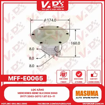 Lọc Xăng Mercedes-Benz Slk200K S550 (R171 2003-2011) 1.8T 03~11