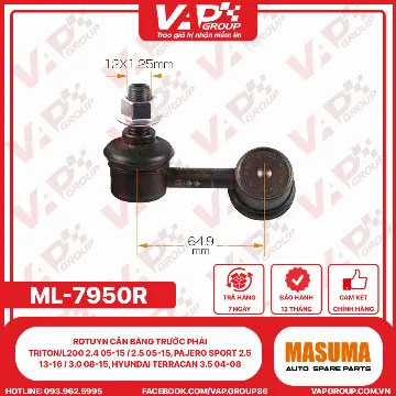 Rotuyn Cân Bằng Trước Phải Triton/L200 2.4 05-15 / 2.5 05-15, Pajero Sport 2.5 13-16 / 3.0 08-15, Hyundai Terracan 3.5 04-08