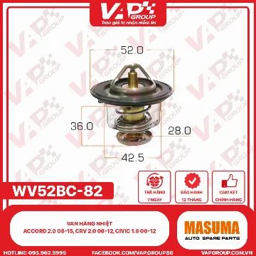 Van Hằng Nhiệt Accord 2.0 08-15, Crv 2.0 06-12, Civic 1.8 06-12