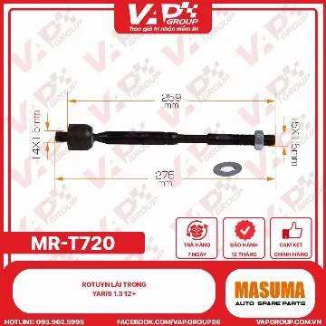 Rotuyn lái trong Yaris 1.3 12+