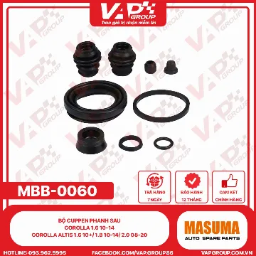 Bộ Cuppen Phanh Sau Corolla 1.6 10-14, Corolla Altis 1.6 10+/ 1.8 10-14/ 2.0 08-20