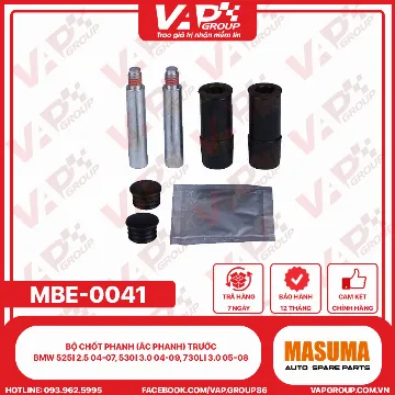 Bộ Chốt Phanh (Ắc Phanh) Trước Bmw 525i 2.5 04-07, 530i 3.0 04-09, 730li 3.0 05-08