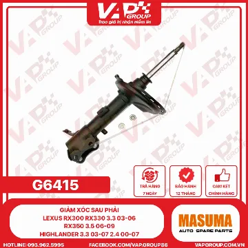 Giảm Xóc Sau Phải LEXUS RX300 RX330 3.3 03-06, RX350 3.5 06-09 Highlander 3.3 03-07 2.4 00-07,