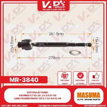 Rotuyn Lái Trong 4 Runner 4.7 02-20 , 3.0 4.0 01-09 , Land Cruiser Prado 120 2.7 3.0 4.0 02-09