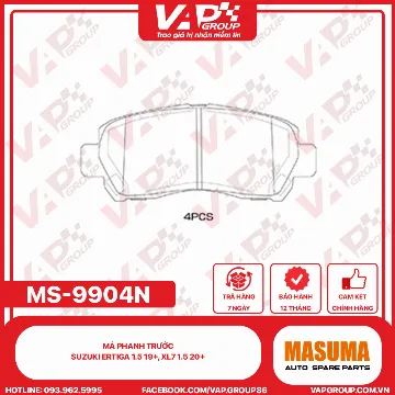 Má Phanh Trước Suzuki Ertiga 1.5 19+, Xl7 1.5 20+