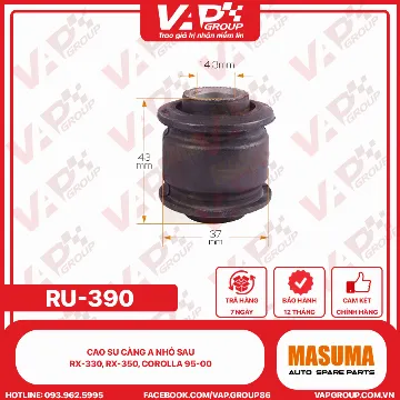 Cao Su Càng A Nhỏ Sau Rx-330, Rx-350, Corolla 95-00
