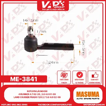 Rotuyn Lái Ngoài 4 Runner 4.7 02-20 , 3.0 4.0 01-09 , Land Cruiser Prado 120 2.7 3.0 4.0 02-09