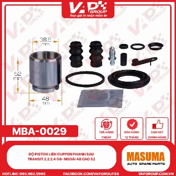 Bộ Piston Liền Cuppen Phanh Sau Transit 2.2 2.4 08- Ngoài 48 Cao 52
