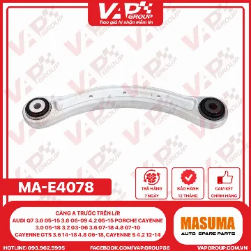 Càng I Trước Trên L/R Audi Q7 3.0 05-15 3.6 06-09 4.2 05-15 Porche Cayenne 3.0 05-18 3.2 03-06 3.6 07-18 4.8 07-10, Cayenne Gts 3.6 14-18 4.8 06-18, Cayenne S 4.2 12-14,