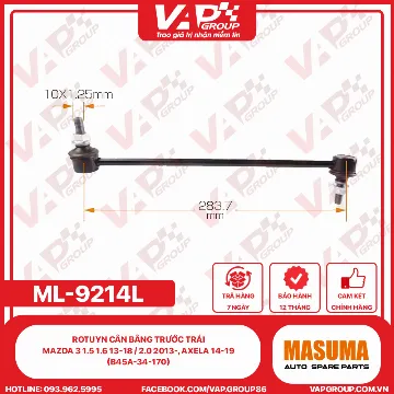 Rotuyn Cân Bằng Trước Trái Mazda 3 1.5 1.6 13-18 / 2.0 2013-, Axela 14-19 (B45A-34-170)
