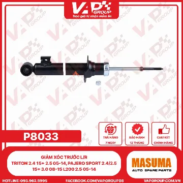 Giảm xóc trước L/R Triton 2.4 15+ 2.5 05-14, Pajero Sport 2.4/2.5 15+ 3.0 08-15 L200 2.5 05-14