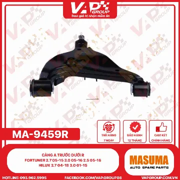 Càng A Trước Dưới R Fortuner 2.7 05-15 3.0 05-16 2.5 05-16, Hilux 2.7 04-18 3.0 01-15
