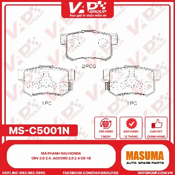Má Phanh Sau HONDA Crv 2.0 2.4 , Accord 2.0 2.4 08-18