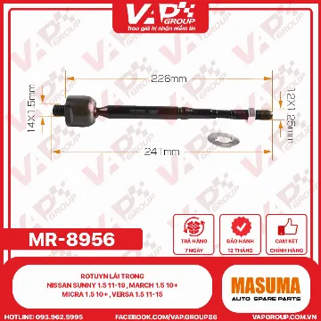 Rotuyn Lái Trong Nissan Sunny 1.5 11-19 , March 1.5 10+ , Micra 1.5 10+ , Versa 1.5 11-15
