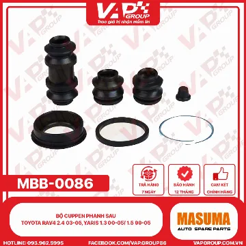 Bộ Cuppen Phanh Sau Toyota Rav4 2.4 03-05, Yaris 1.3 00-05/ 1.5 99-05
