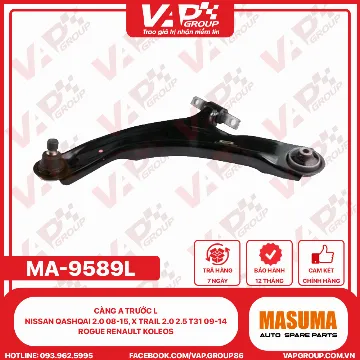 Càng A Trước L NISSAN Qashqai 2.0 08-15, X Trail 2.0 2.5 T31 09-14 ROGUE RENAULT KOLEOS