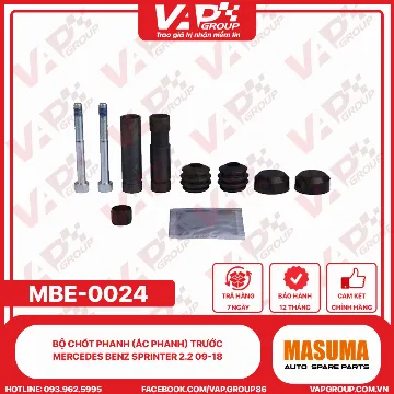 Bộ Chốt Phanh (Ắc Phanh) Trước Mercedes Benz Sprinter 2.2 09-18