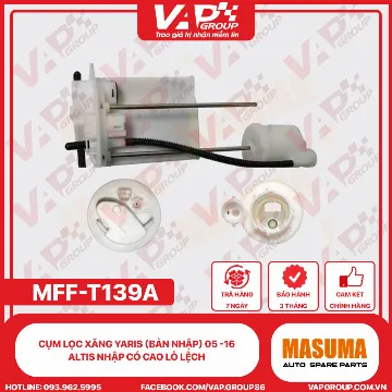 Cụm Lọc Xăng Yaris (Bản Nhập) 05 -16, Altis Nhập Cổ Cao Lỗ Lệch