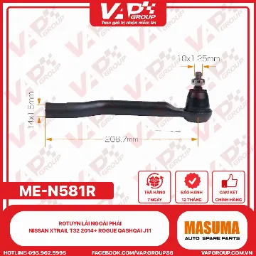 Rotuyn Lái Ngoài Phải Nissan Xtrail T32 2014+ Rogue Qashqai J11
