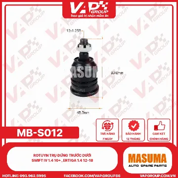 Rotuyn Trụ Đứng Trước Dưới Swift Iv 1.4 10+ , Ertiga 1.4 12-18