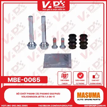 Bộ Chốt Phanh (Ắc Phanh) Sau phải Volkswagen Jetta 1.4 06-11,