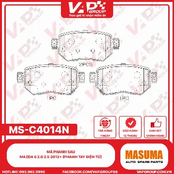 Má Phanh Sau Mazda 6 2.0 2.5 2012+ (Phanh Tay Điện Tử)
