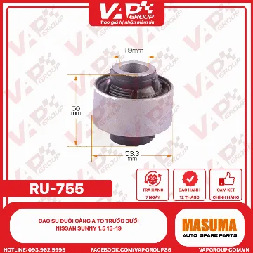 Cao su đuôi càng a TO trước dưới nissan sunny 1.5 13-19