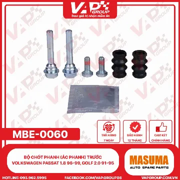 Bộ Chốt Phanh (Ắc Phanh) Trước Volkswagen Passat 1.8 96-99, Golf 2.0 91-95