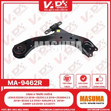 Càng A Trước Dưới R LEXUS Es200 2.0 2018+ Es250 2.5 2018+ Es300H 2.5 2018+ Es350 3.5 2018+ Avalon 2.5 `2018+ Camry 2.0 2018+ 2.5 2017+