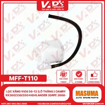 Lọc Xăng Vios 06-13 (Lỗ Thẳng ) Camry Rx300/330/350 Highlander 2Grfe 2008-