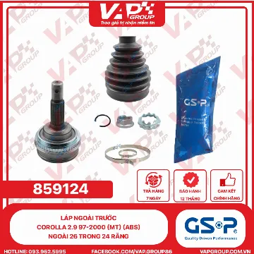 GSP LÁP ngoài trước Corolla 2.9 97-2000 (MT) (ABS) Ngoài 26 trong 24 răng